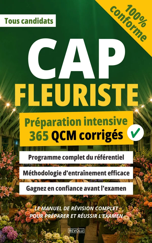 CAP Fleuriste - 365 QCM corrigés